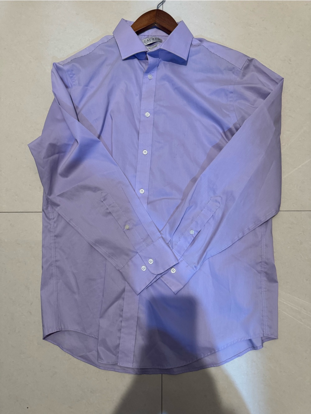 Lauren Ralph Lauren Lavender Men's Dress Shirt